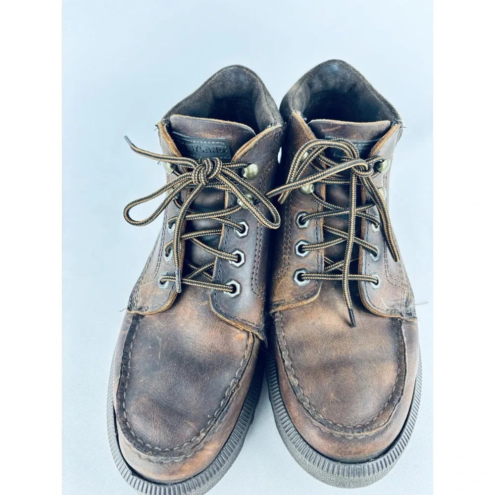 Eastland Chukka Boots Mens 9.5 D Brown Leather Casual Preppy Boots Shoes